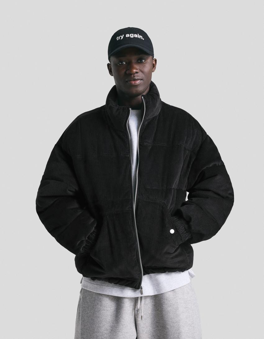 DOUDOUNE EN VELOURS CÔTELÉ