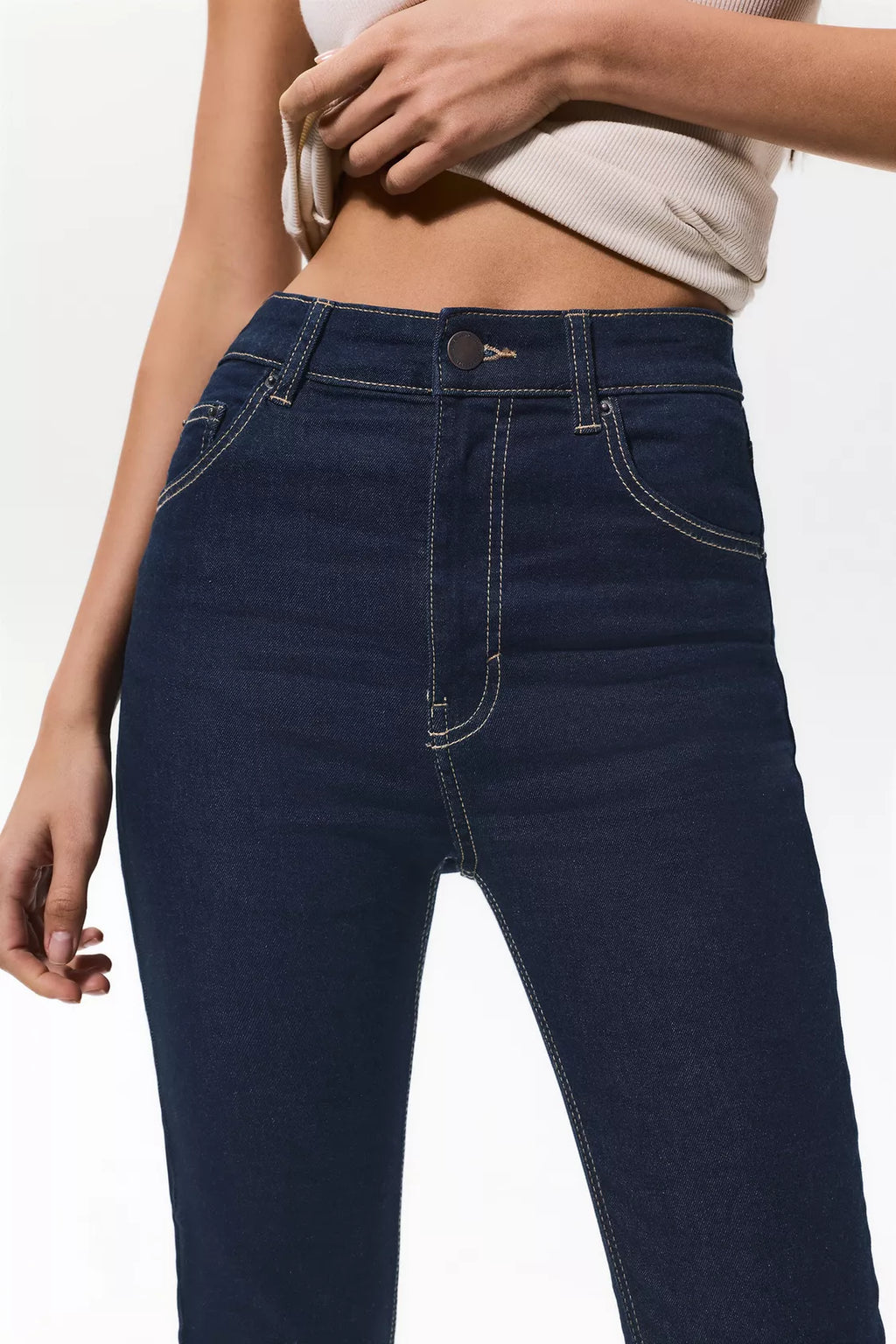 JEANS SKINNY TAILLE HAUTE