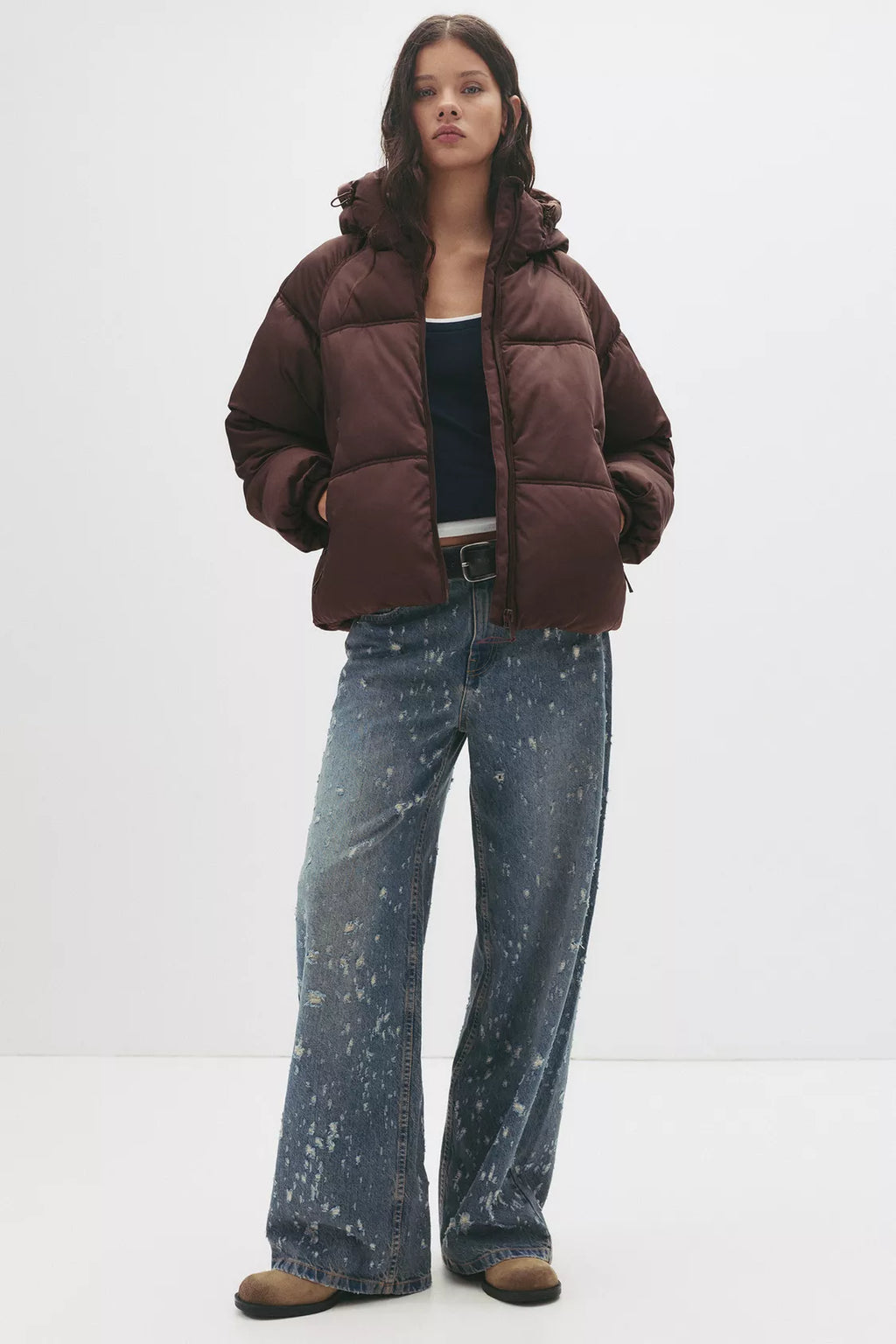 VESTE MATELASSÉE À CAPUCHE