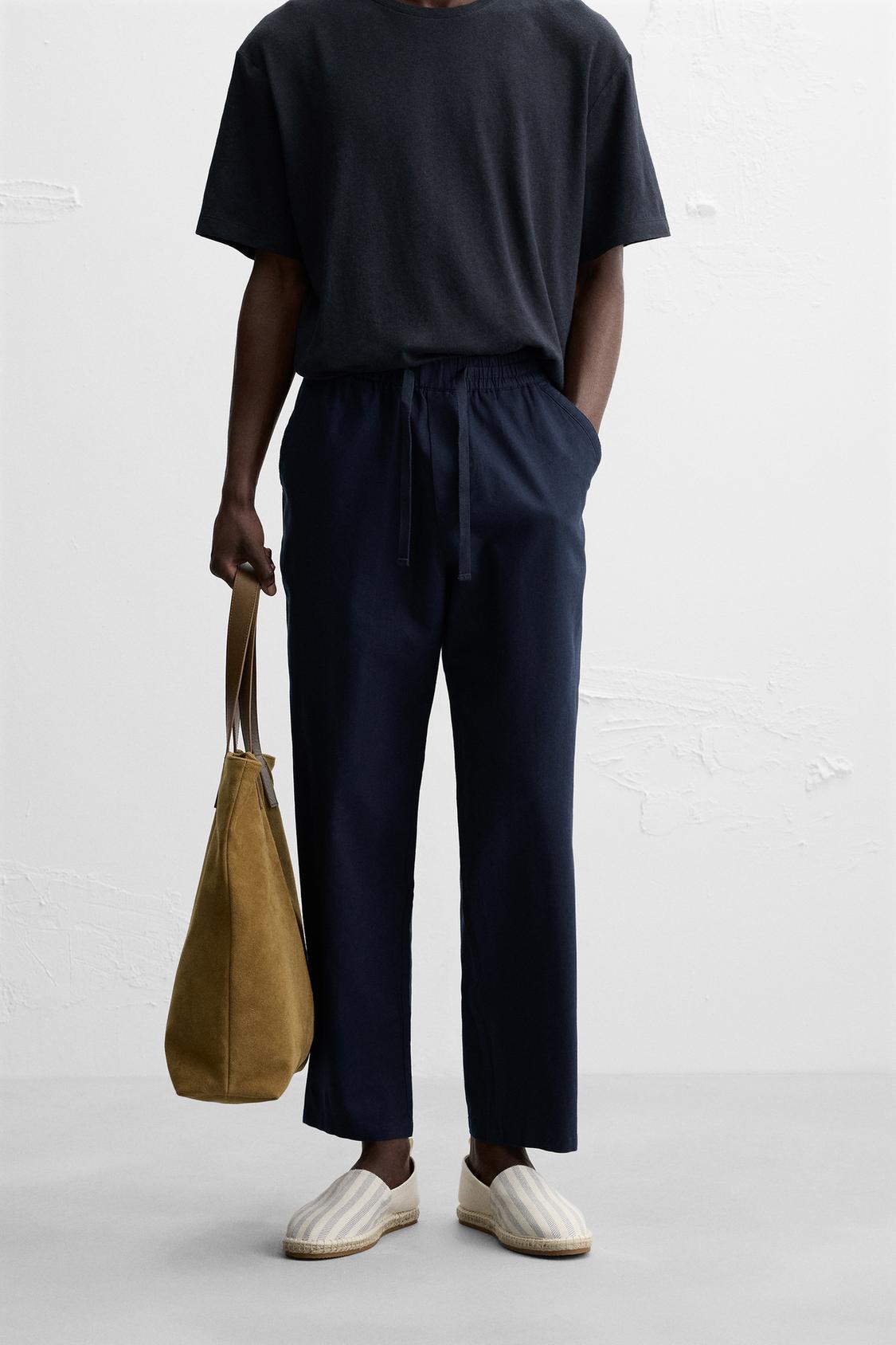 PANTALON RELAXED FIT COTON - LIN