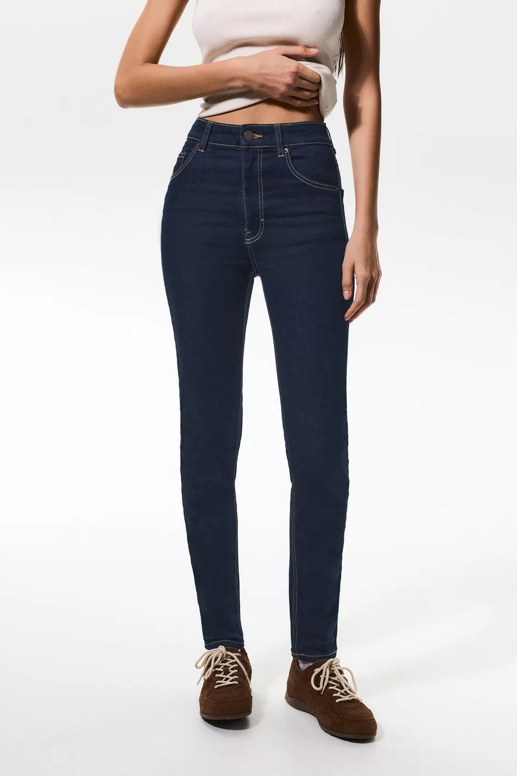 JEANS SKINNY TAILLE HAUTE