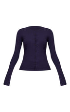 CARDIGAN EN MAILLE FINE À BOUTONS