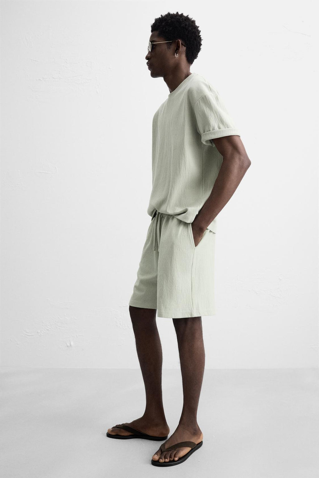 BERMUDA JOGGING STRUCTURÉ