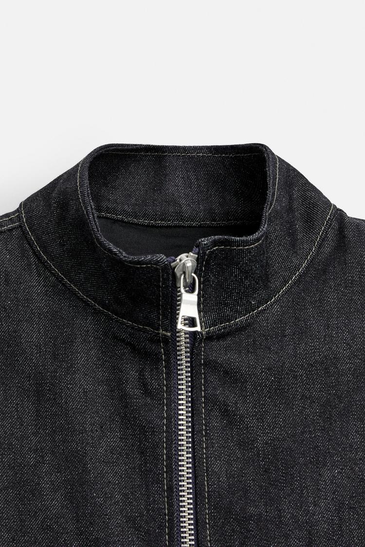 Veste en denim à poches