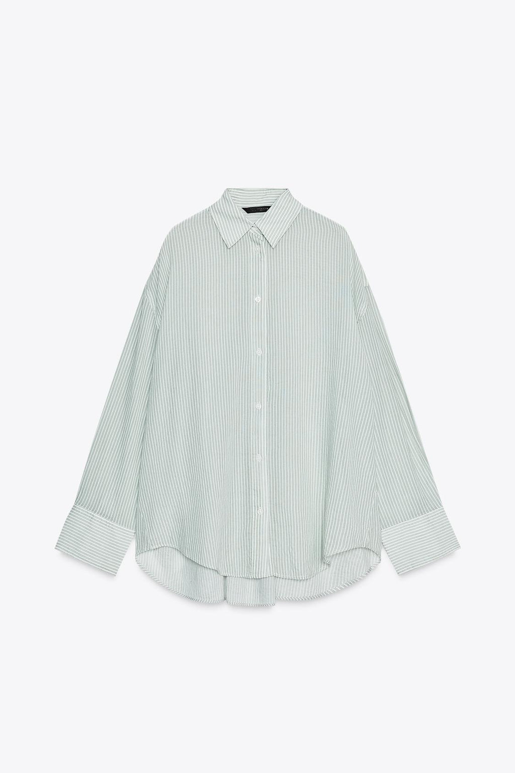 CHEMISE OVERSIZE GAZE RAYURES