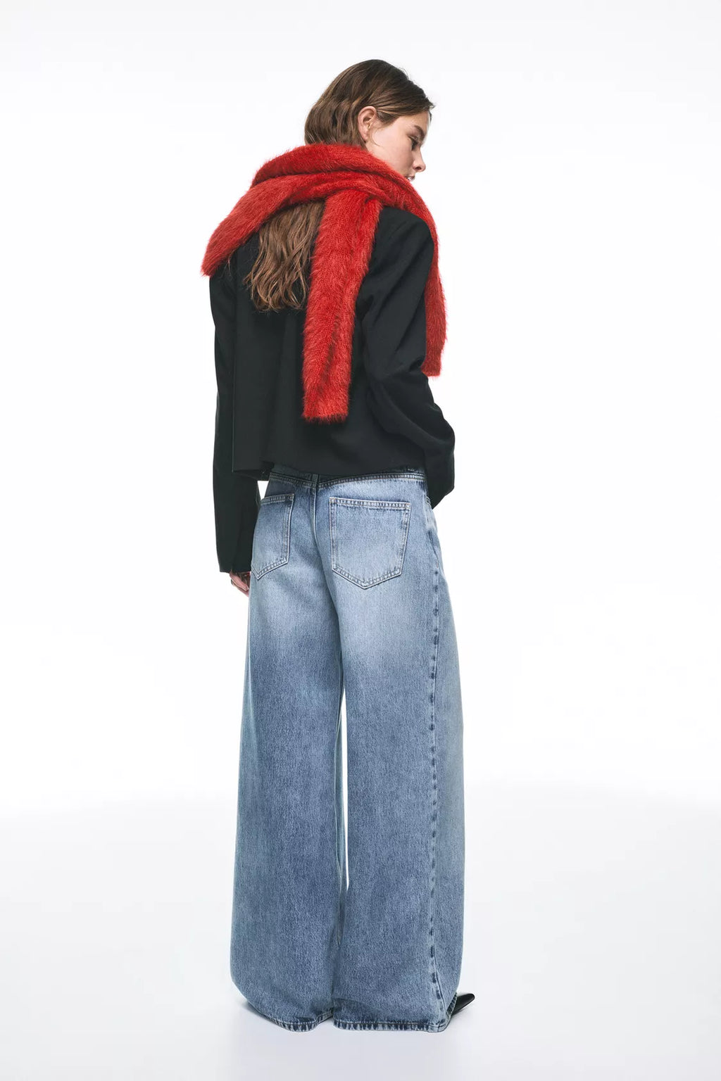 JEANS WIDE LEG TAILLE BASSE