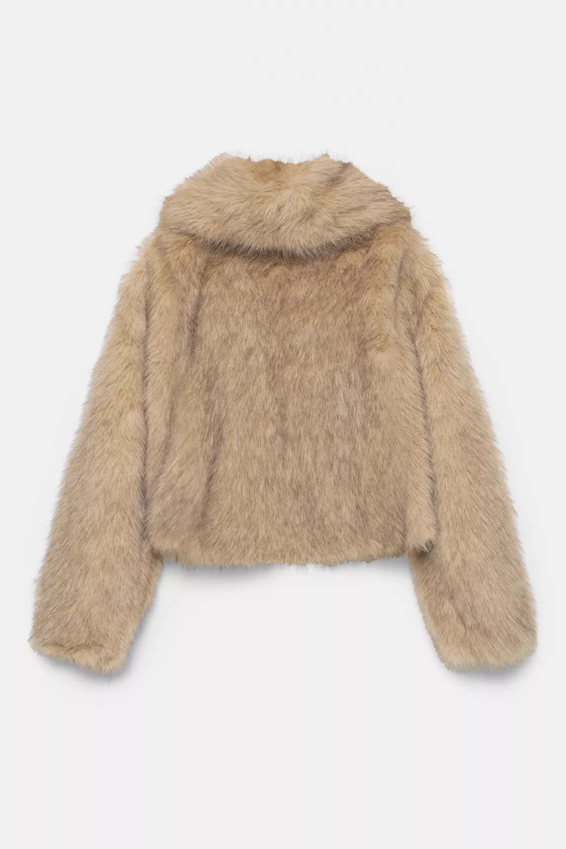 MANTEAU COURT EN FAUSSE FOURRURE