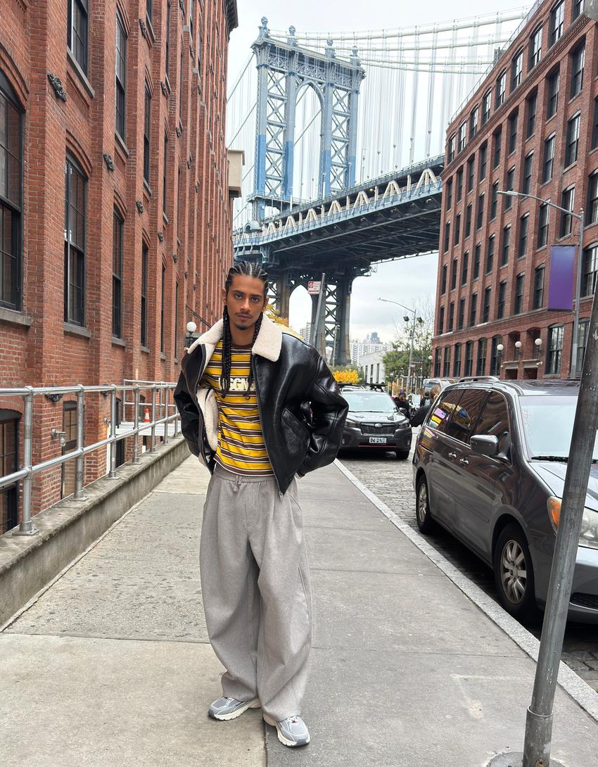 BLOUSON EFFET VINYLE COL FOURRURE