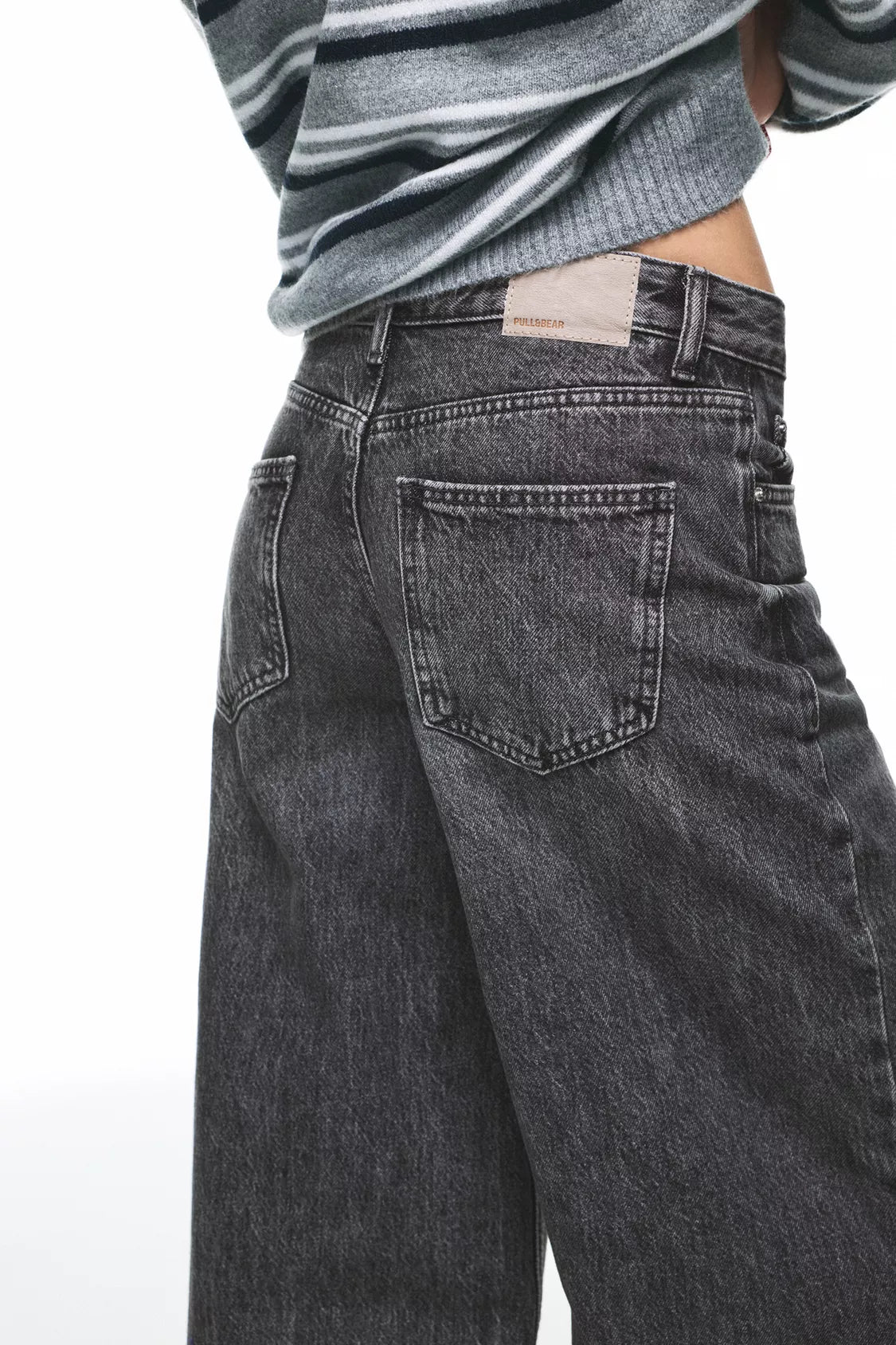 JEANS WIDE LEG TAILLE BASSE